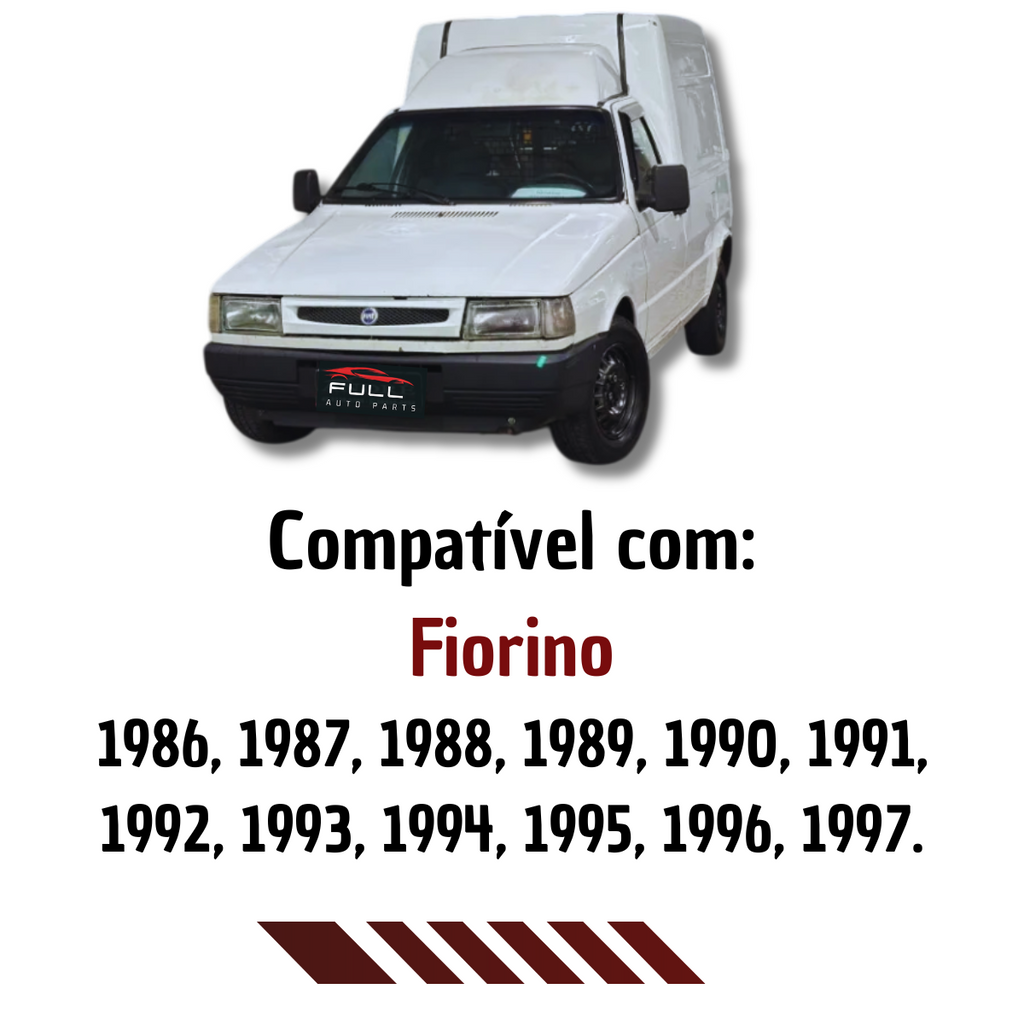 Lente Lanterna Traseira Fiorino 1986 A 97 Cibié  Ld Âmbar