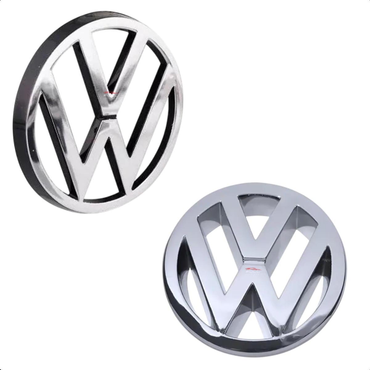 Emblema VW Cromado Grade Gol G1 1980 1981 1982 1983 A 1990
