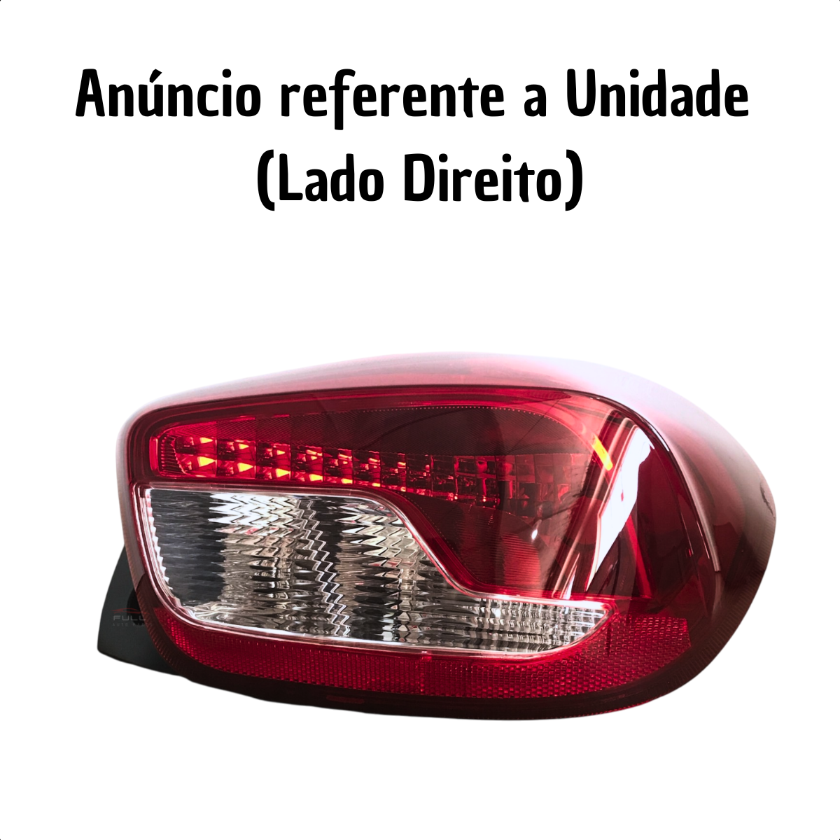 Lanterna Traseira Renault Kwid 2017 2018 a 2023 Bicolor LD
