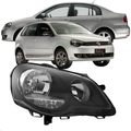 Farol Polo 2007 2008 2009 2010 a 2012 Mascara Negra LD