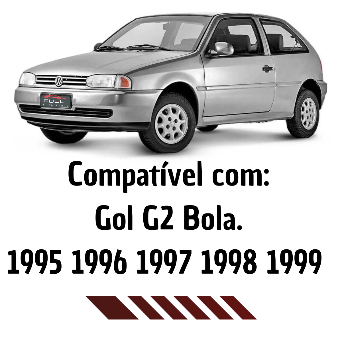 Grade Dianteira Gol G2 95/99 Preta