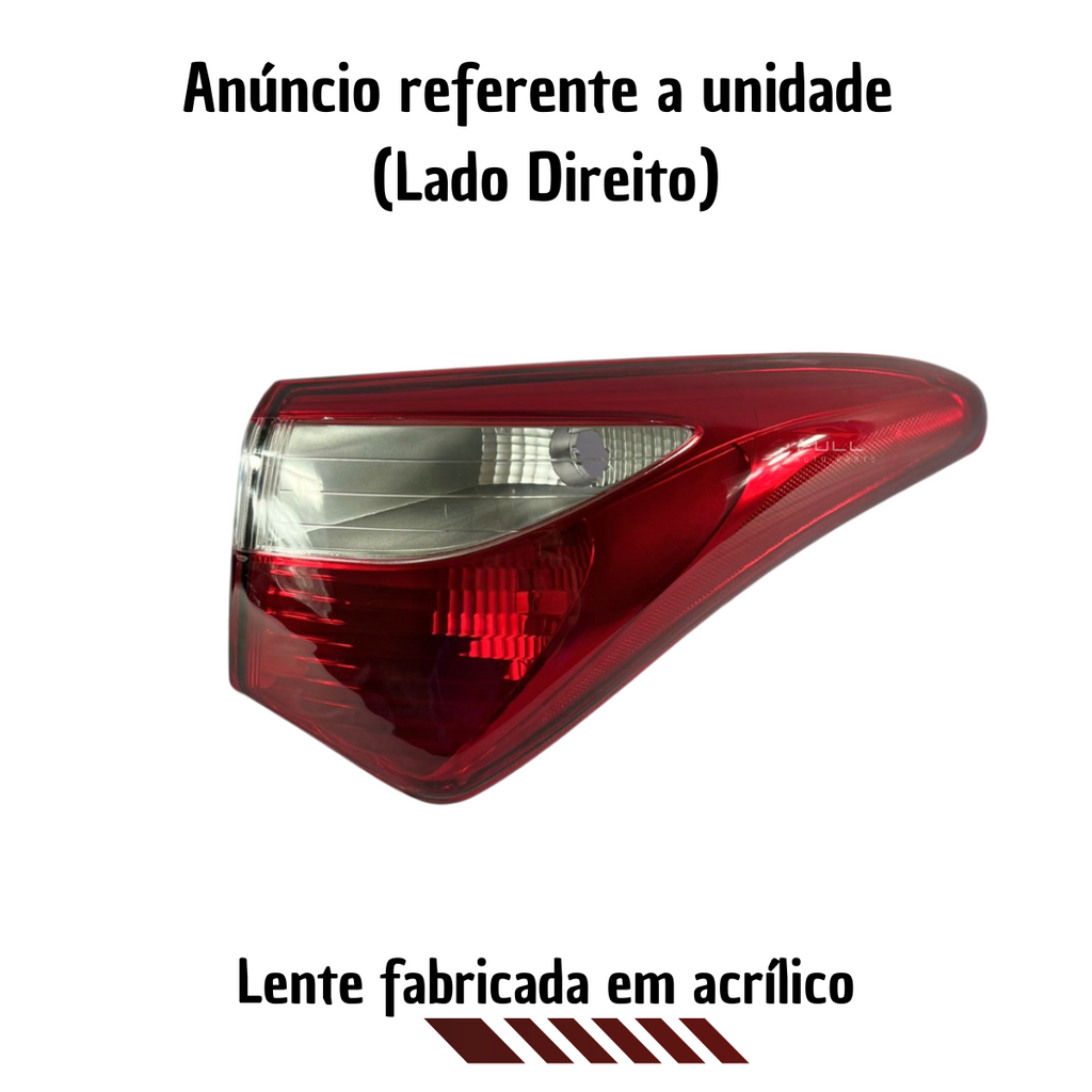 Lanterna Traseira Canto Lado Direito Hb20 2012 A 2018 Rubi