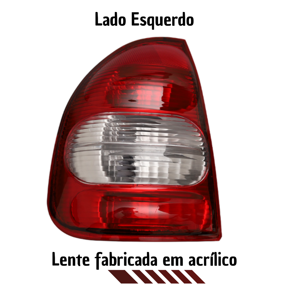 Lanterna Traseira Esquerda Corsa Sedan Classic 2000 Até 2010