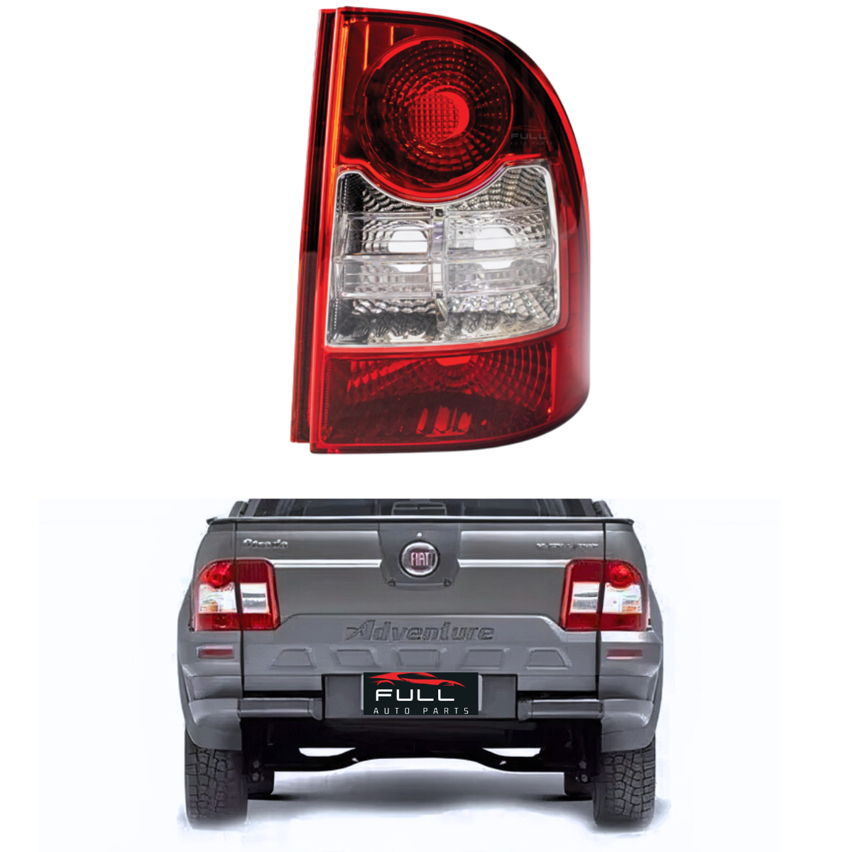 Lanterna Traseira Canto Fiat Strada 2009 2010 2011 2012 2013
