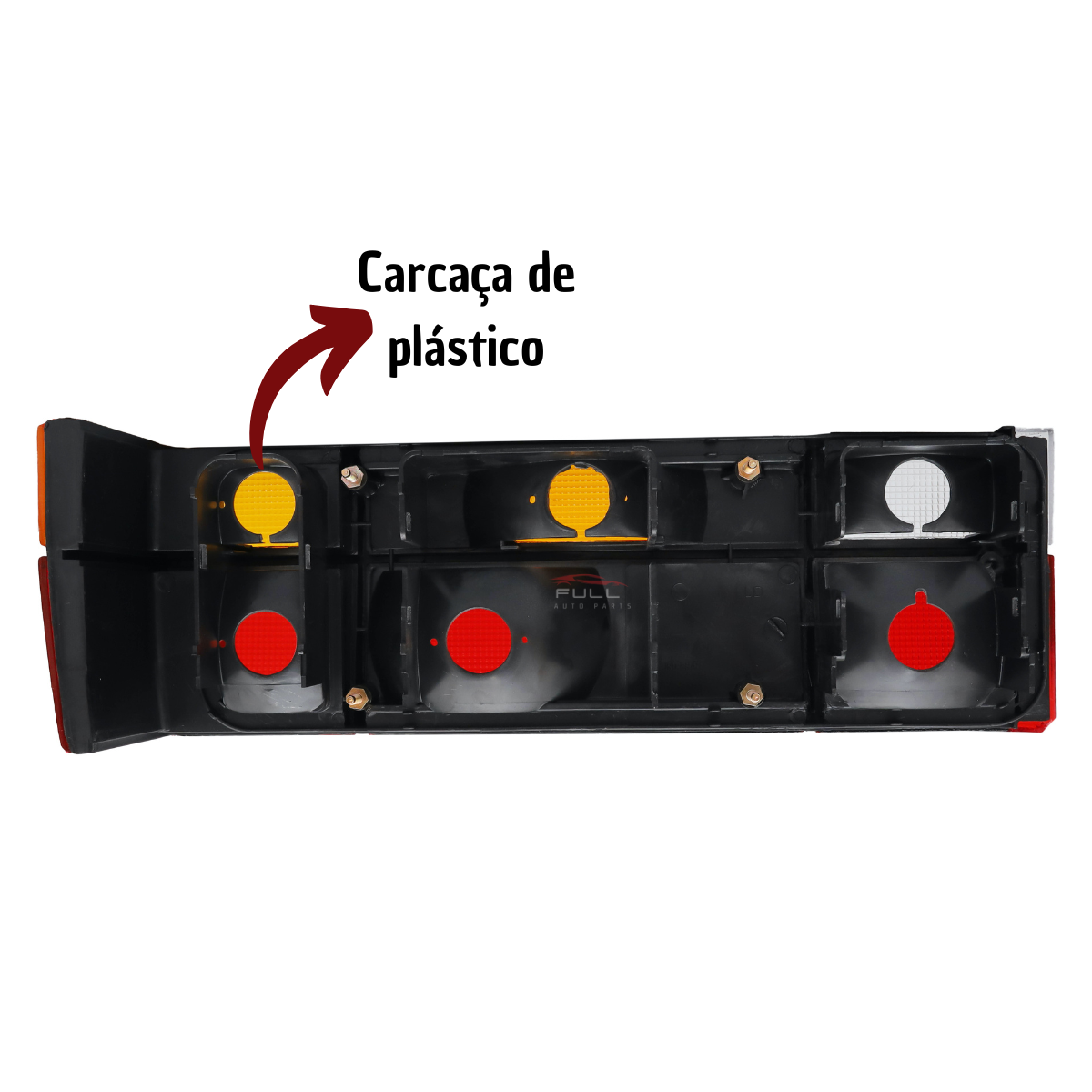 Lanterna Traseira Lado Esquerdo Gol G1 1987 88 a 1994 Âmbar