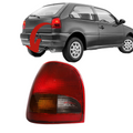 Lanterna Traseira Lado Esquerdo Gol G2 Vw Rubi 95 96 97 A 99