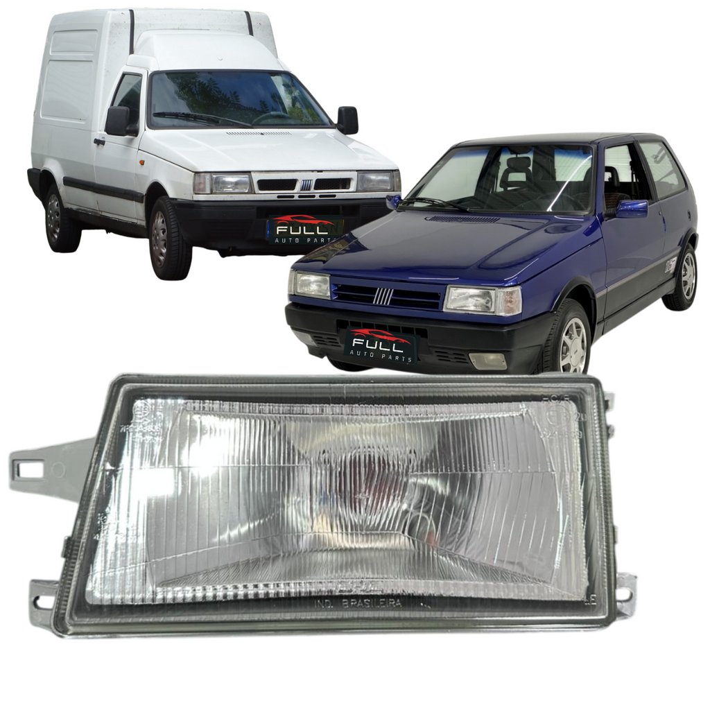 Farol Dianteiro Esquerdo Fiat Uno Fiorino Premio 1991 A 2003