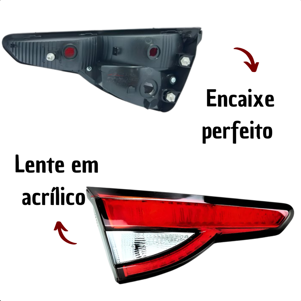 Lanterna Traseira Tampa Cristal Argo 2017 2018 a 2024 LE