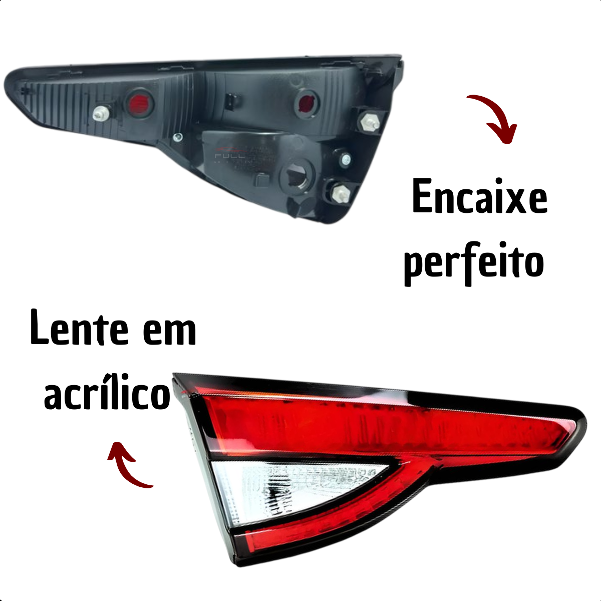 Lanterna Traseira Tampa Cristal Argo 2017 2018 a 2024 LE