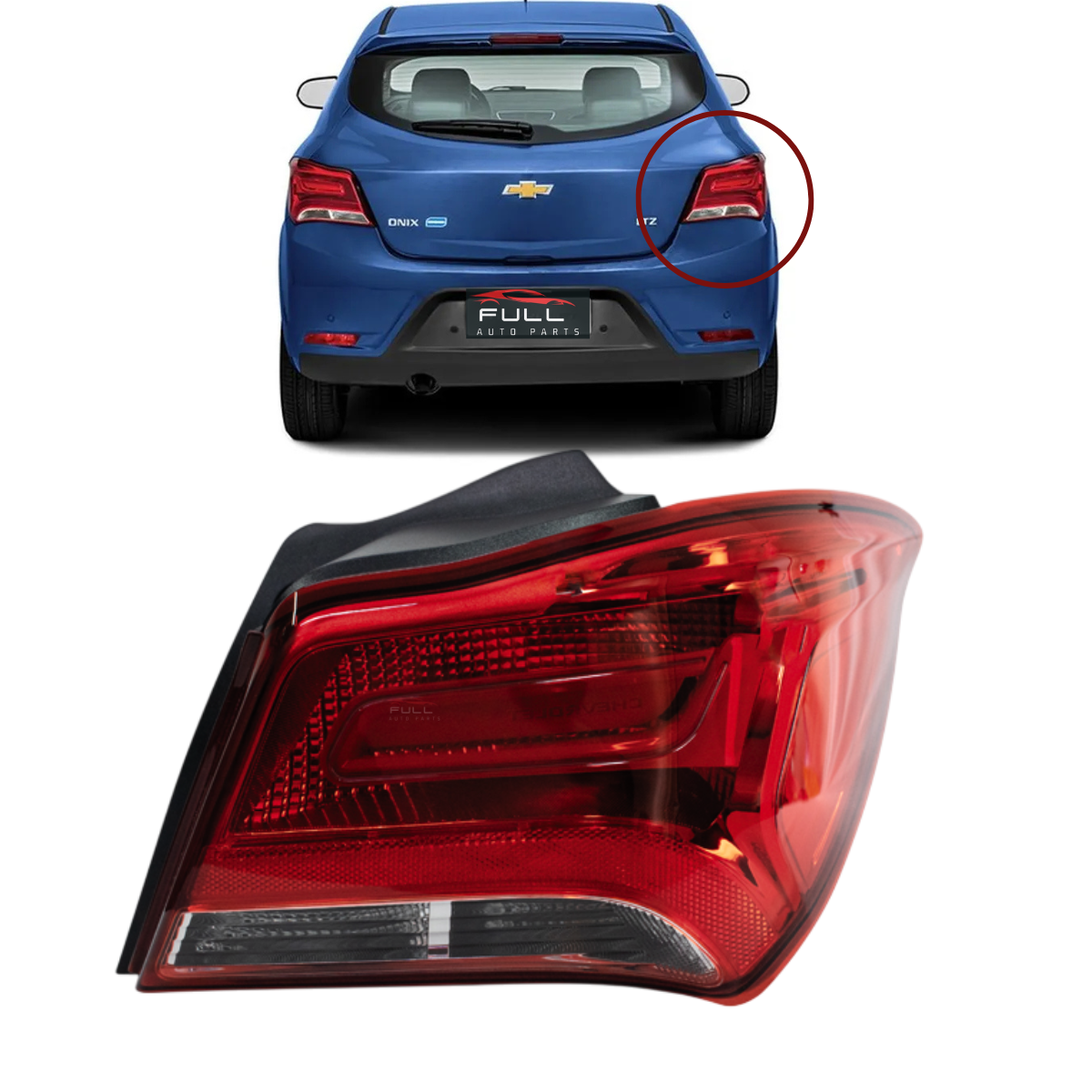Lanterna Traseira Onix LT / LTZ 2017 a 2020 Joy 20 a 22 LD