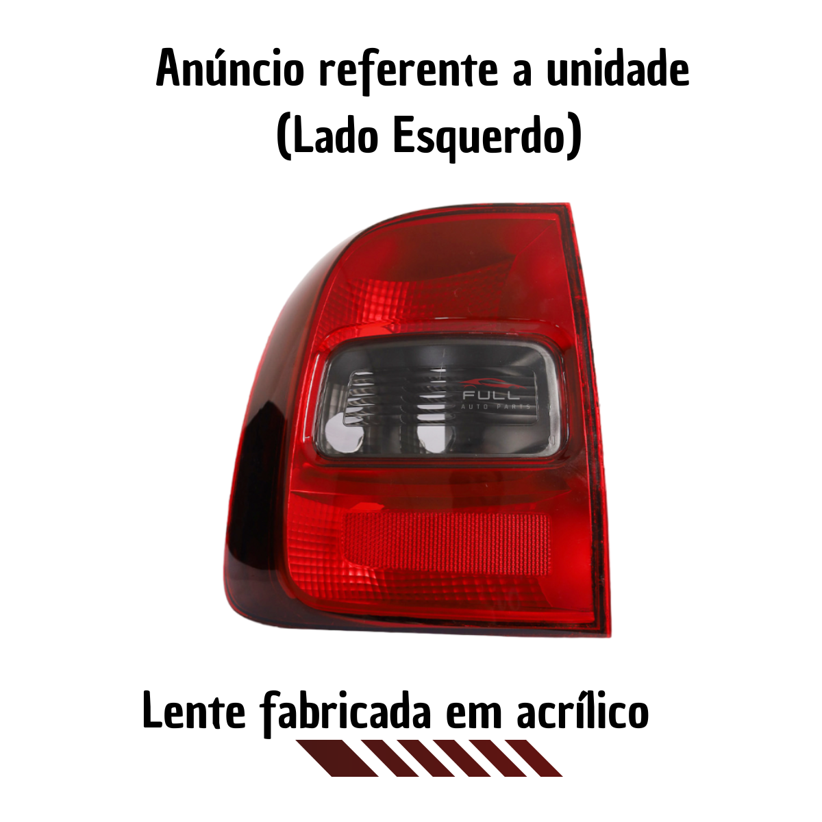 Lanterna Traseira Saveiro G5 G6 2009 2010 11 A 2016 Le Fume