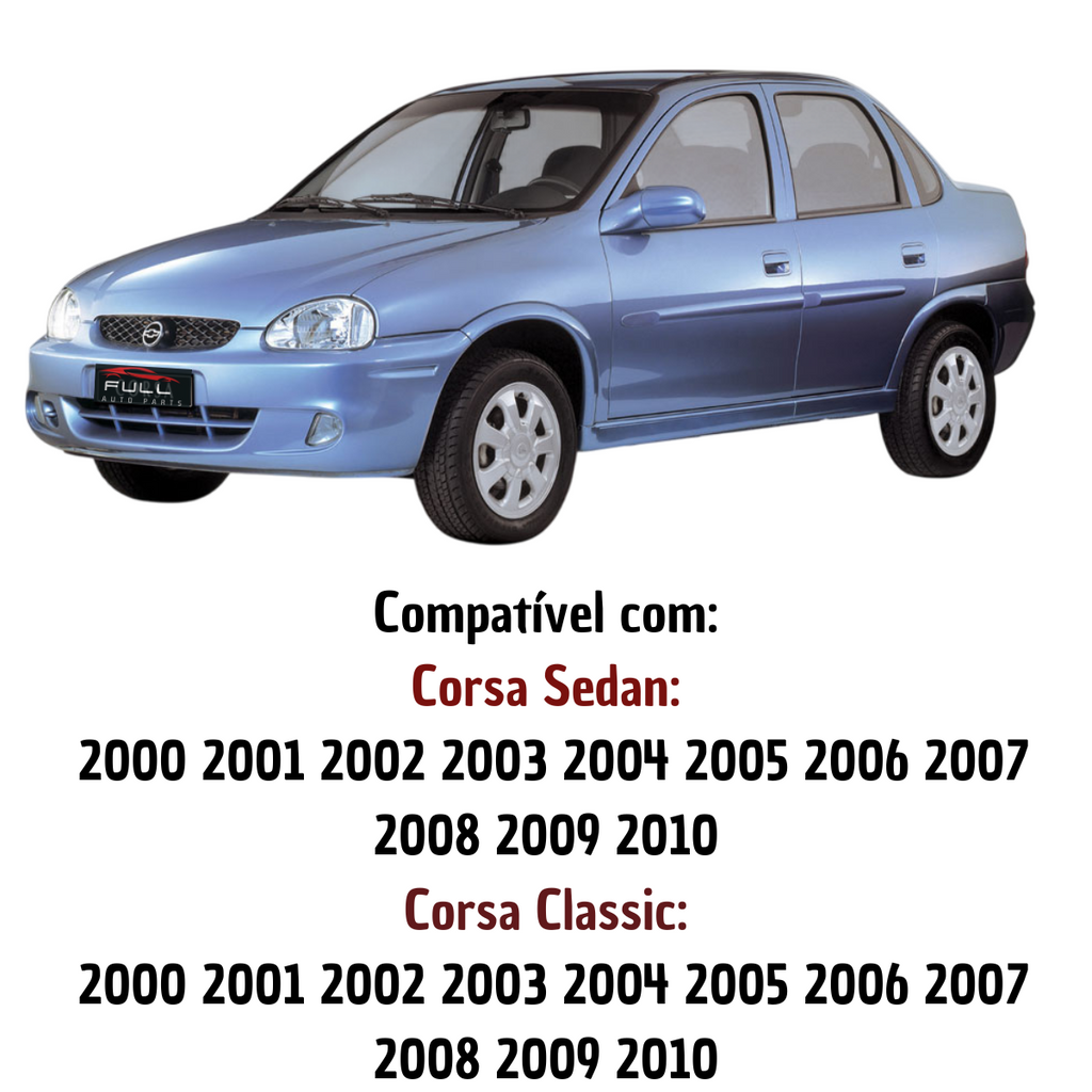 Lanterna Traseira Esquerda Corsa Sedan Classic 2000 Até 2010