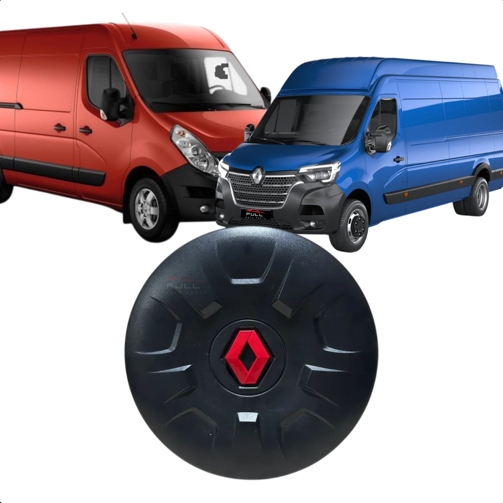 Calota Master Centro Logo Vermelho 2014 2015 2016 a 2020