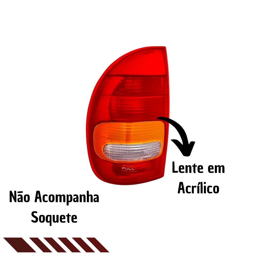Lanterna Traseira Esquerda Corsa Pick Up 1994 1995 96 a 1999