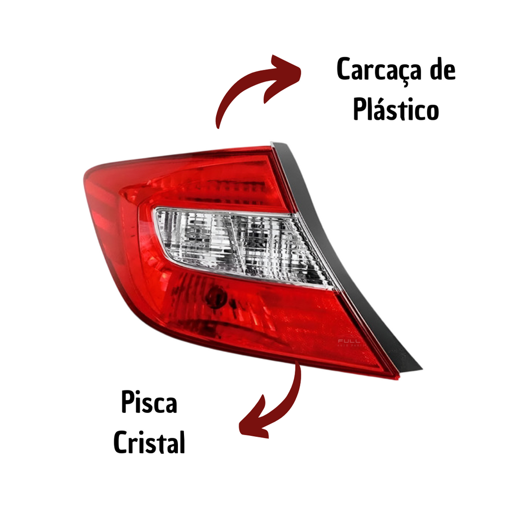 Lanterna Traseira Esquerdo Honda Civic 2012 2013 2014 2015 2016