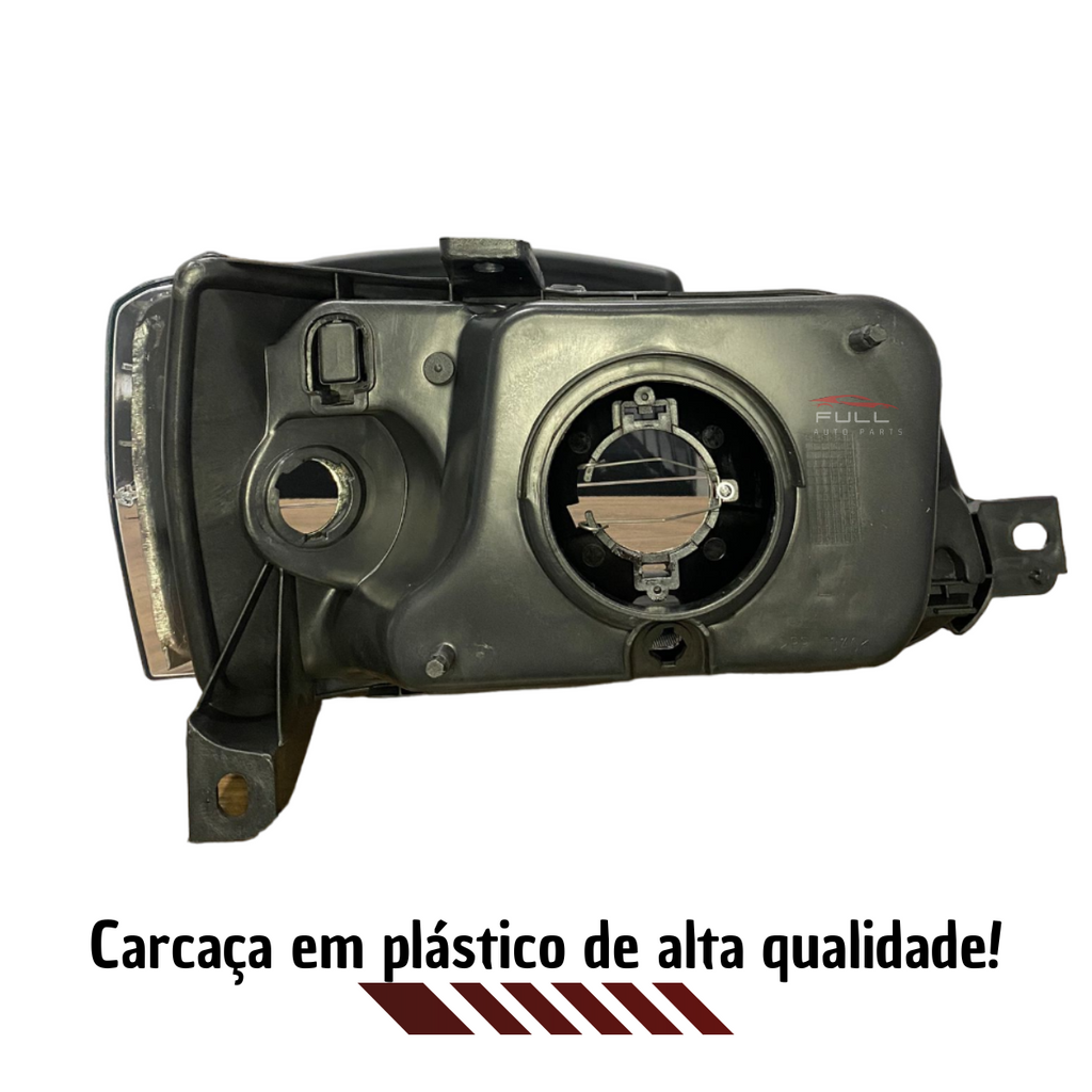 Farol Direito Fiat Uno Fiorino Mascara Negra 2004 A 2013