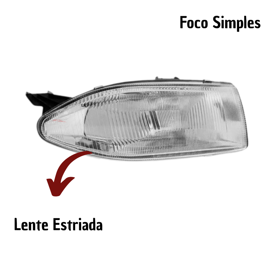 Farol Fiat Palio 1996 1997 1998 1999 2000 Modelo Original LE