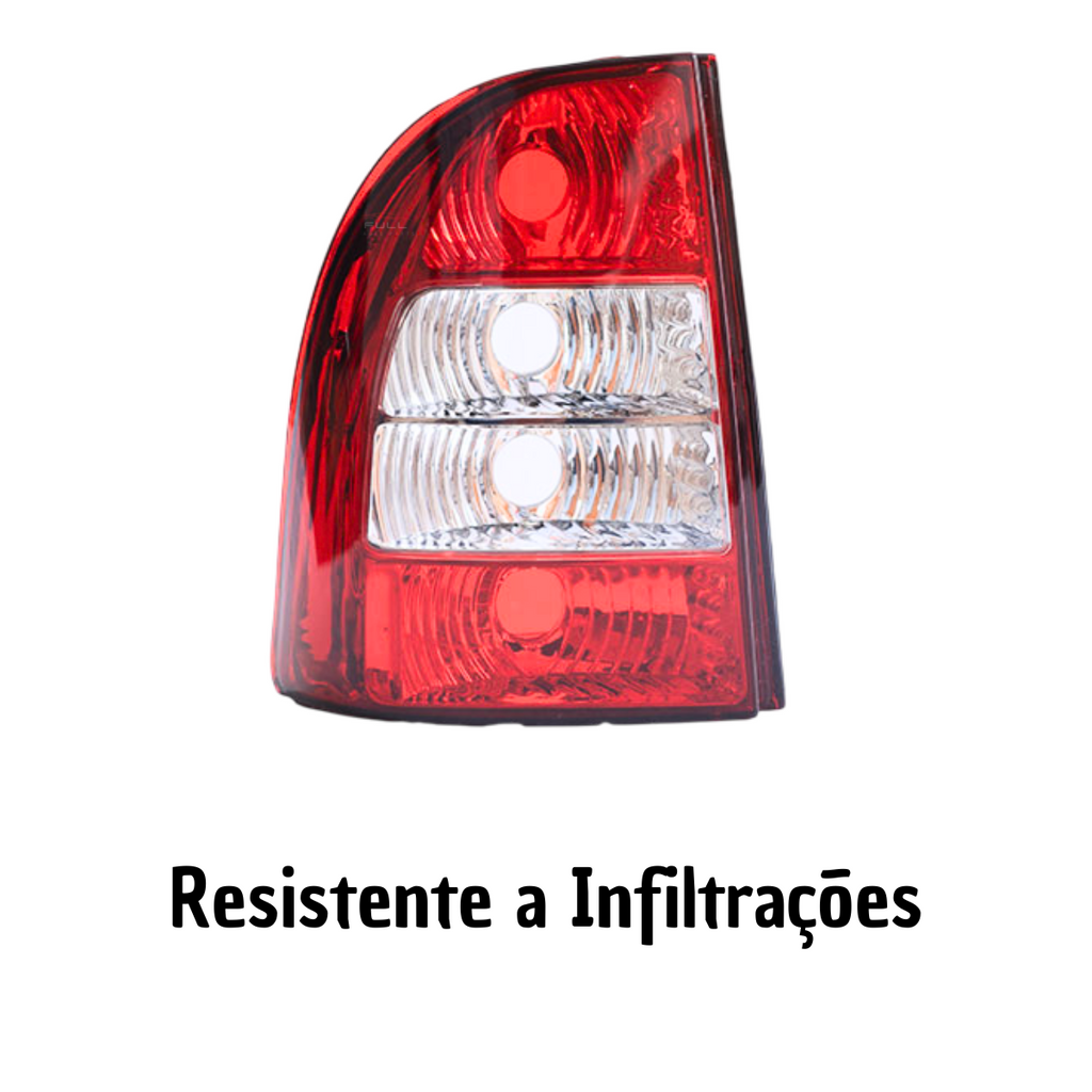 Lanterna traseira Fiat Strada 2004 2005 a 2008 Bicolor LE