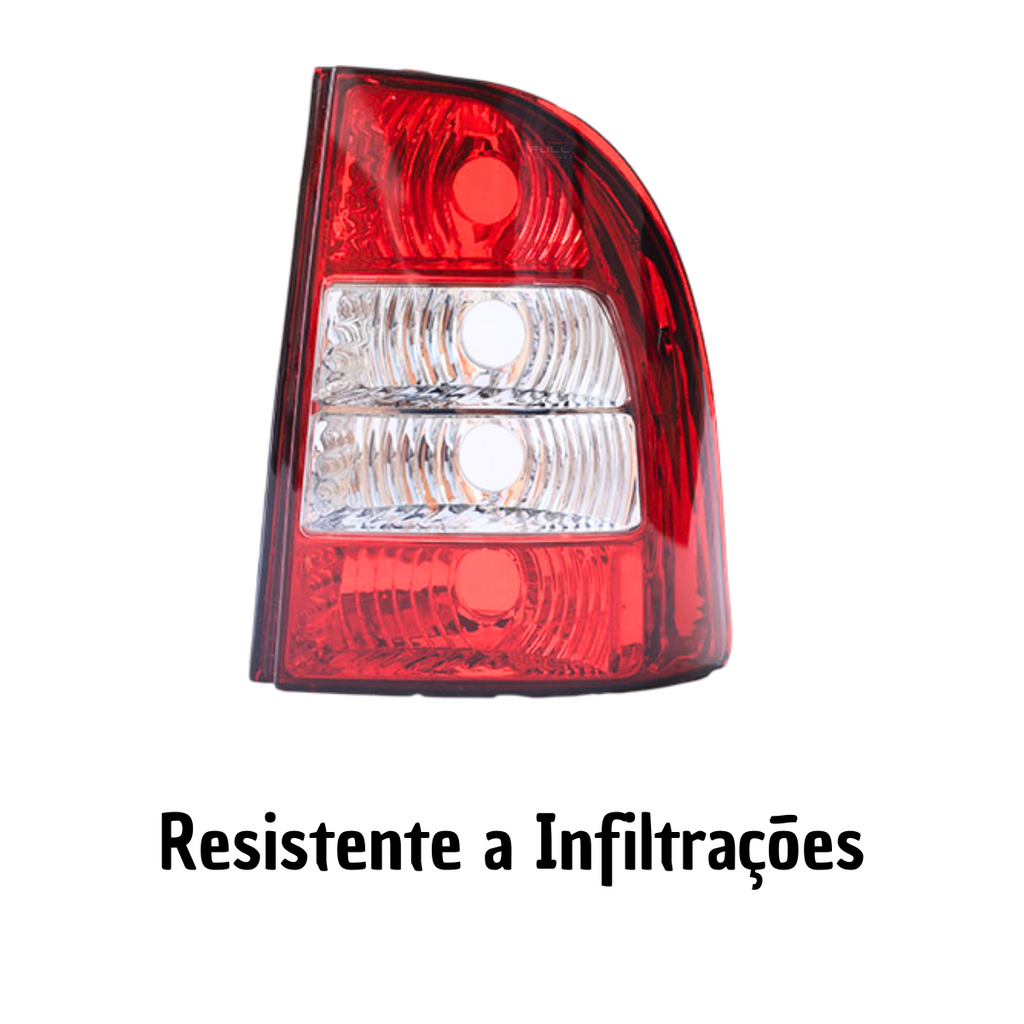 Lanterna traseira Fiat Strada 2004 2005 a 2008 Bicolor LD