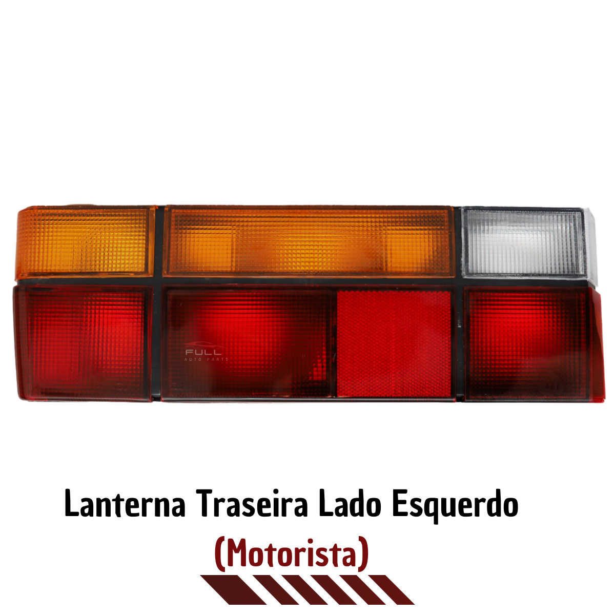 Lanterna Traseira Lado Esquerdo Gol G1 1987 88 a 1994 Âmbar