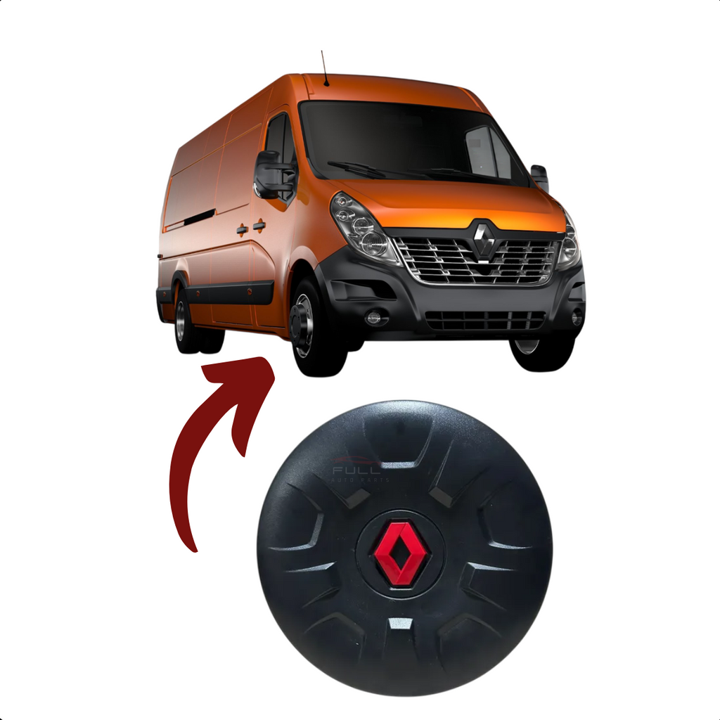 Calota Master Centro Logo Vermelho 2014 2015 2016 a 2020