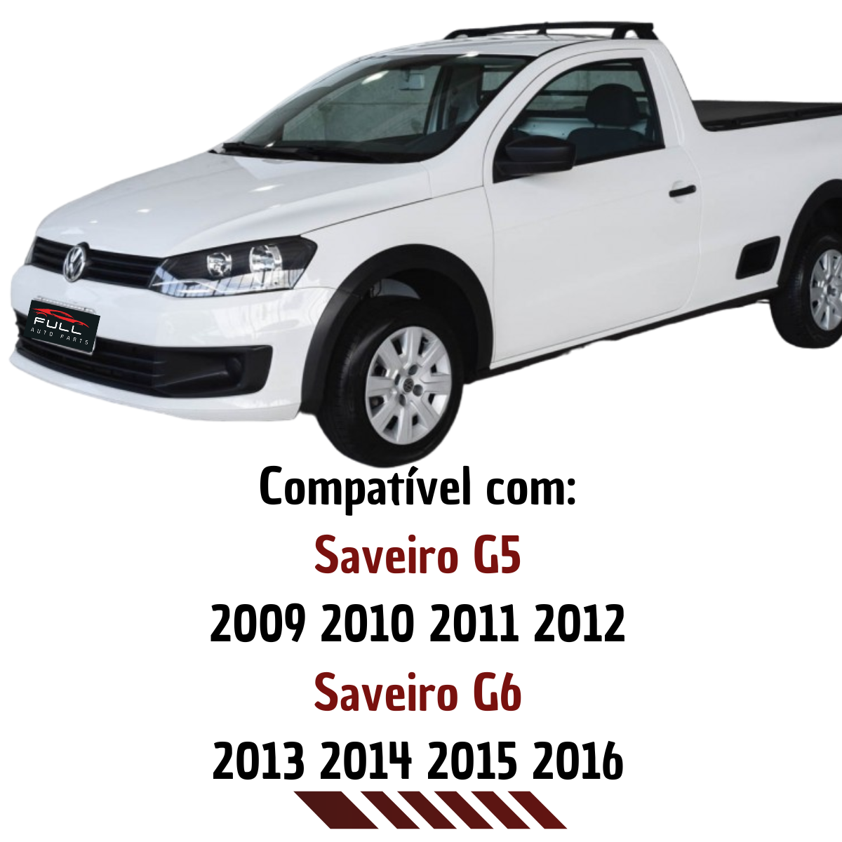 Lanterna Traseira Saveiro G5 G6 2009 2010 11 A 2016 Ld Rubi