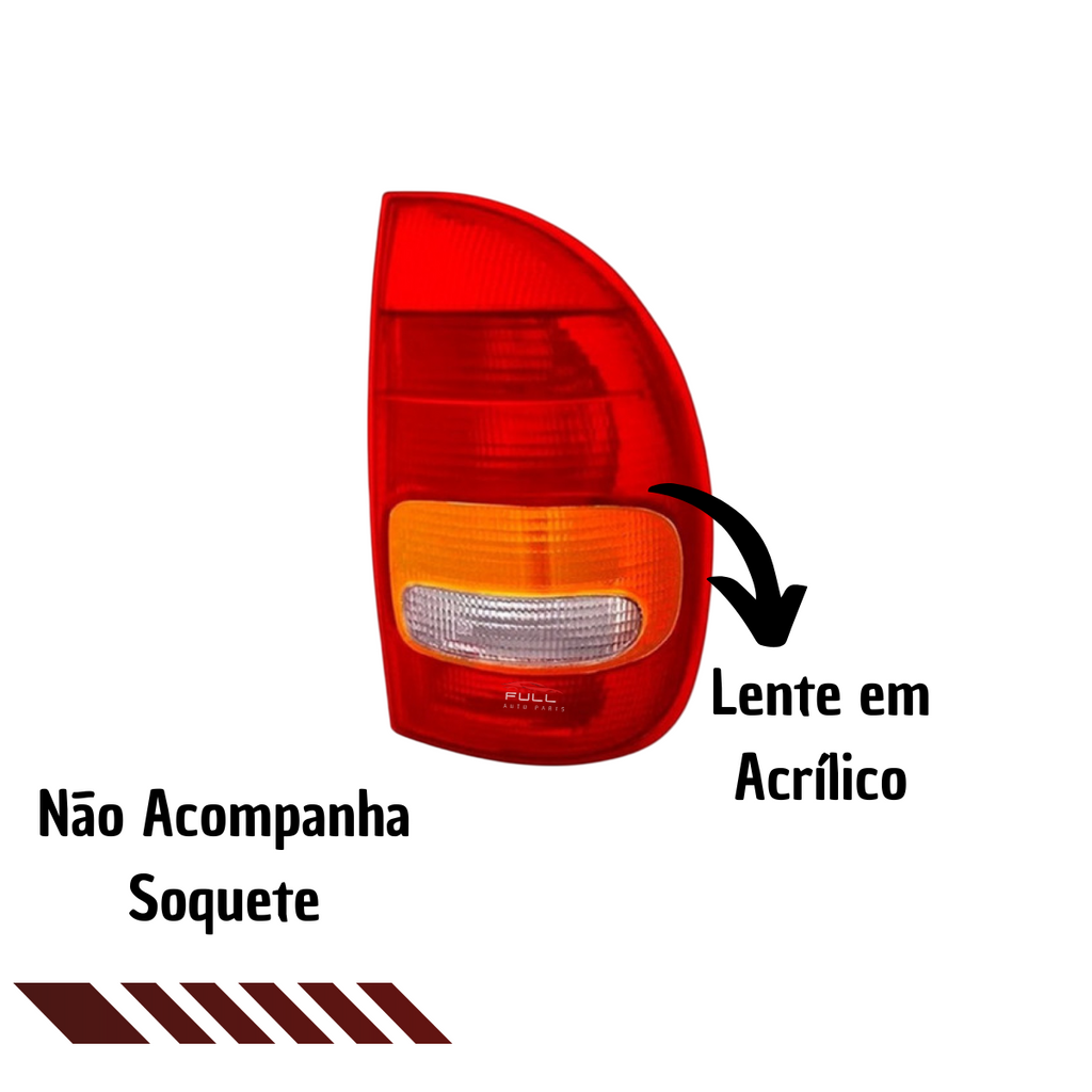 Lanterna Traseira Direita Corsa Pick Up 1994 1995 96 a 1999
