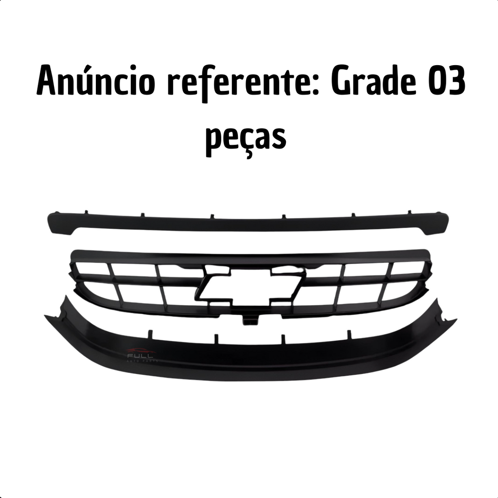 Grade Radiador Central 3 Peças Corsa Classic 2009 2010