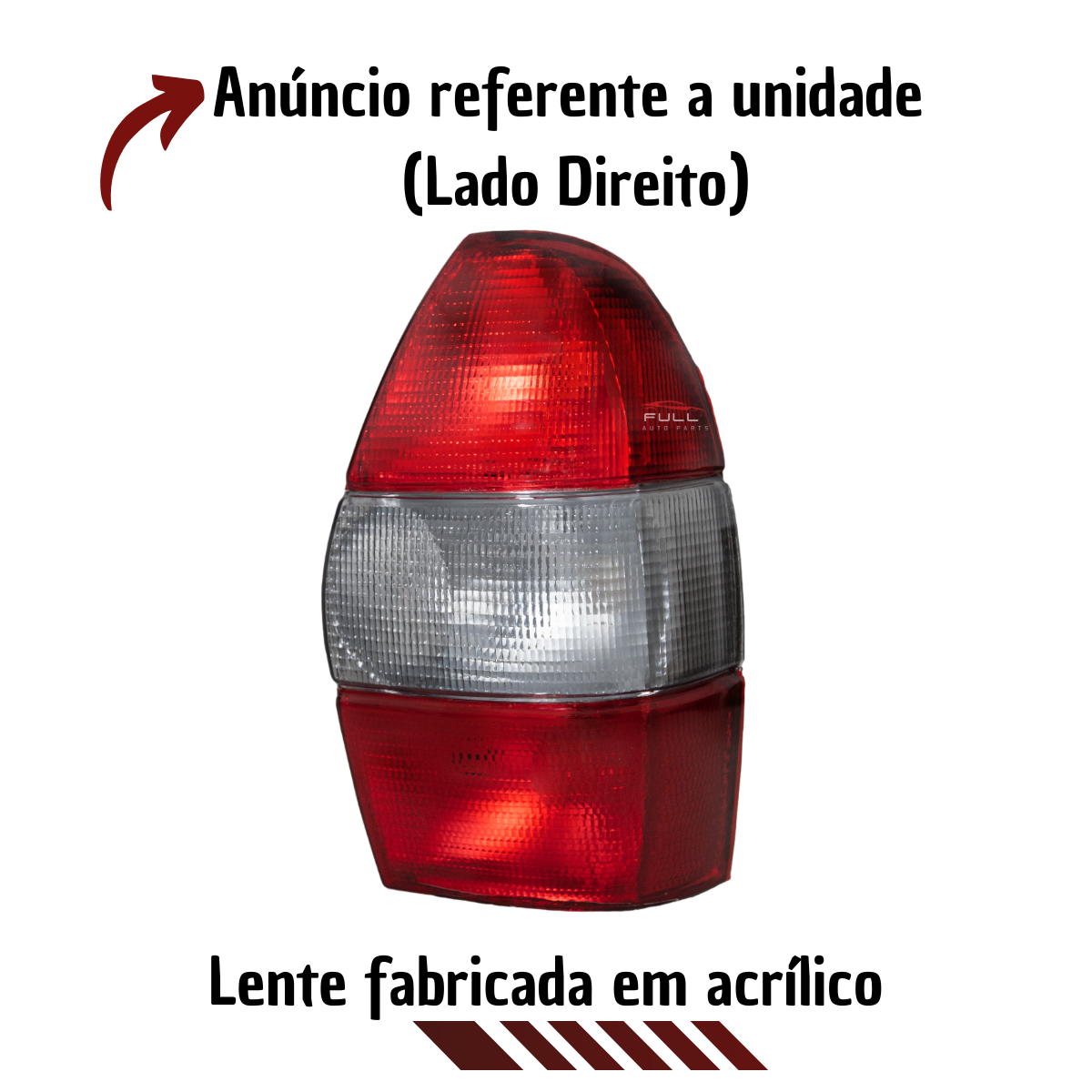 Lanterna Traseira Fumê Fiat Palio Weekend 1997 1998 2000 Ld