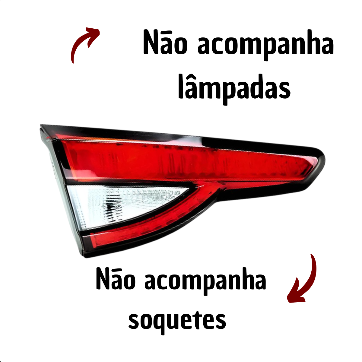 Lanterna Traseira Tampa Cristal Argo 2017 2018 a 2024 LE