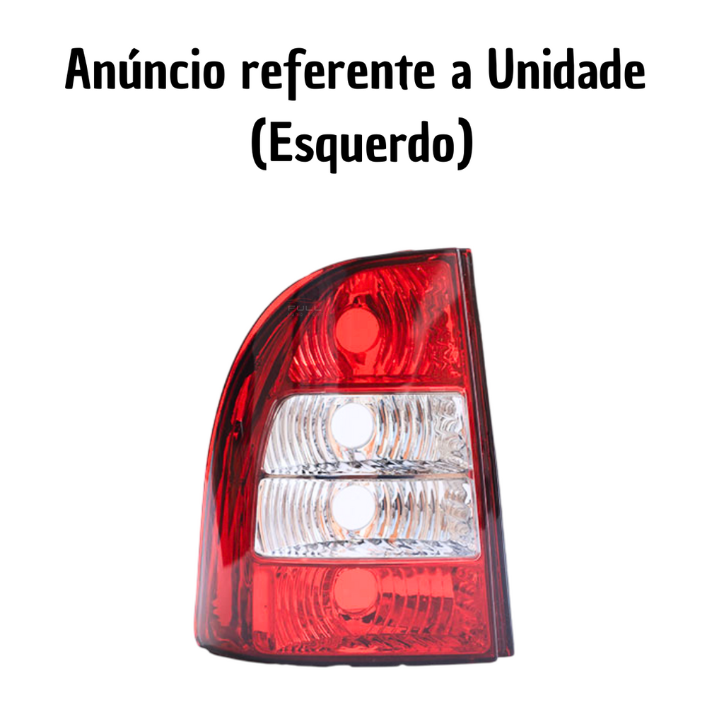 Lanterna traseira Fiat Strada 2004 2005 a 2008 Bicolor LE