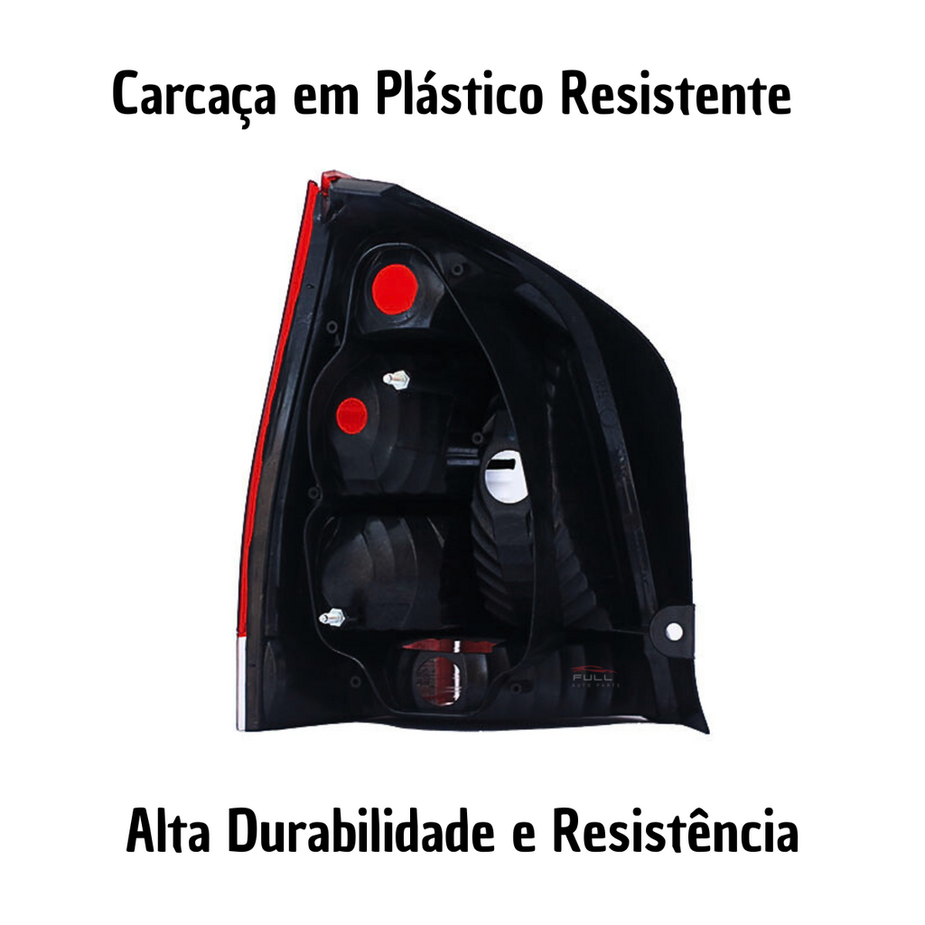 Lanterna Traseira Palio Economy 2012 2013 a 2016 LD Fumê