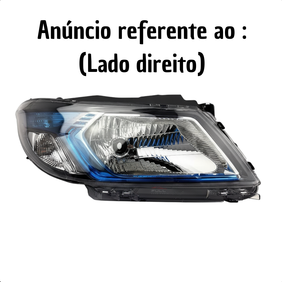 Farol Onix Joy Prisma 2012 13 14 15 16 a 19 Máscara Azul LD
