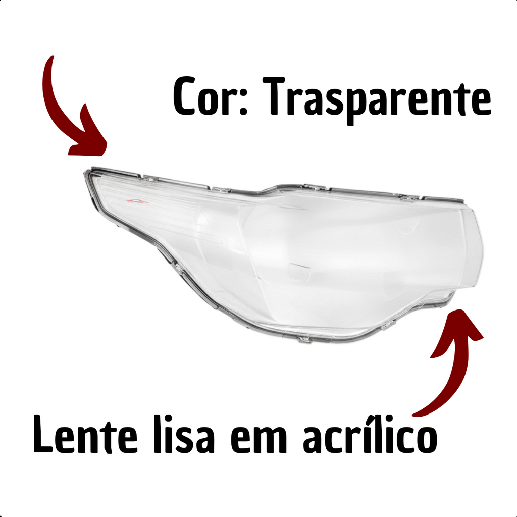 Lente Farol Fiat Mobi 2016 2017 2018 2019 2020 2021 2022 LD