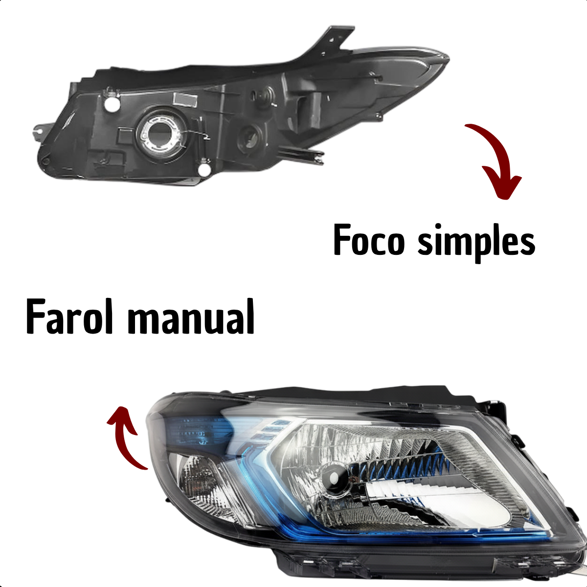 Farol Onix Joy Prisma 2012 13 14 15 16 a 19 Máscara Azul LD