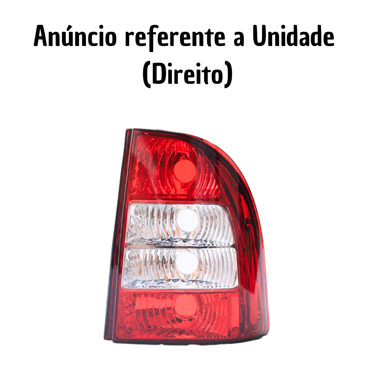 Lanterna traseira Fiat Strada 2004 2005 a 2008 Bicolor LD
