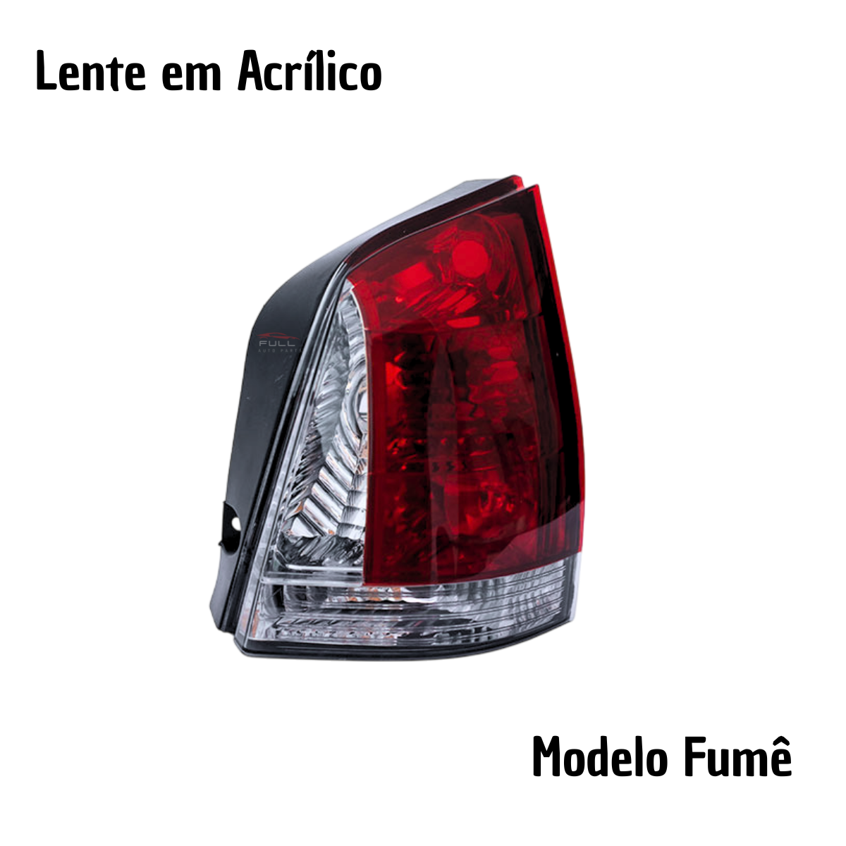 Lanterna Traseira Palio Economy 2012 2013 a 2016 LD Fumê
