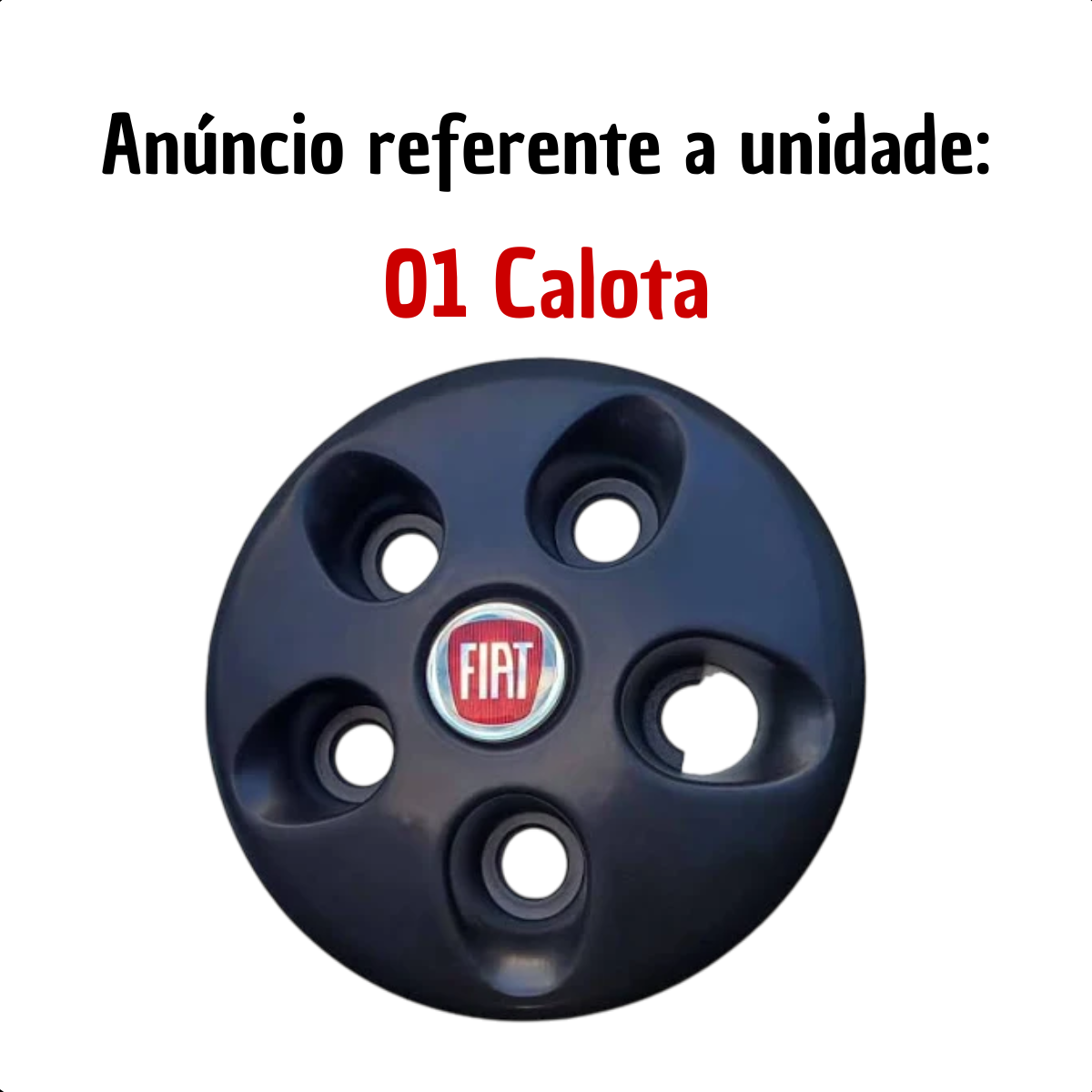 Calota Ducato Unitária Preto Fosco 1998 1999 a 2017 Aro 16