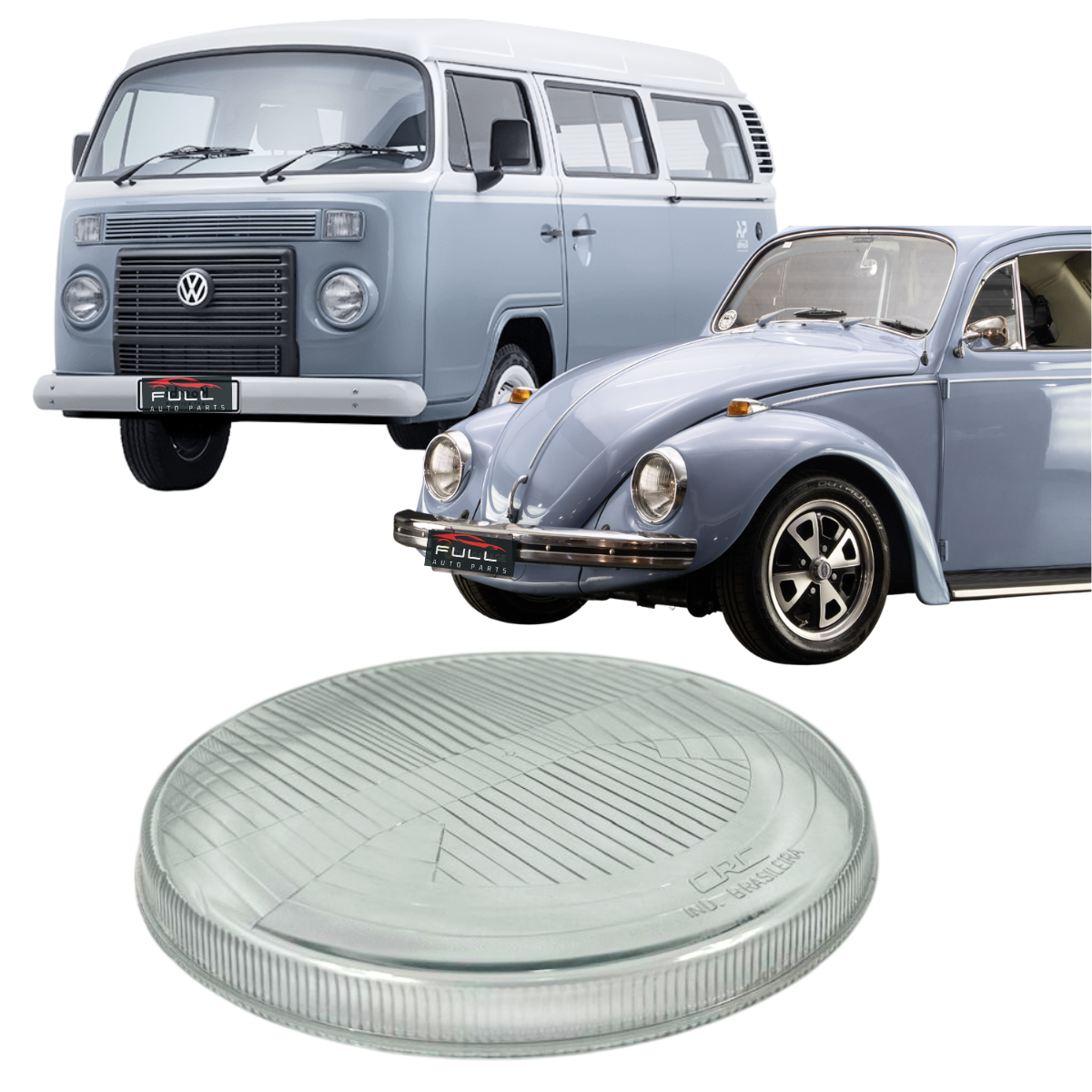 Lente Do Farol Vidro Fusca 76 A 97 Kombi 78 A 13 Passat /78