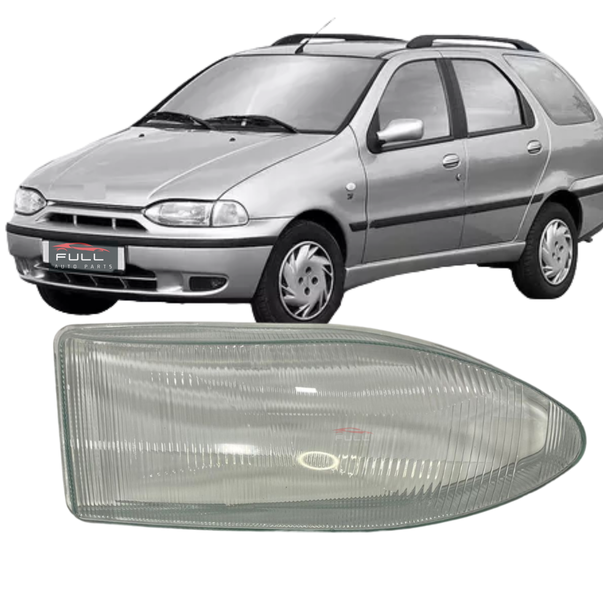 Lente Farol Vidro Palio Strada Ld 1996 1997 1998 1999 2000