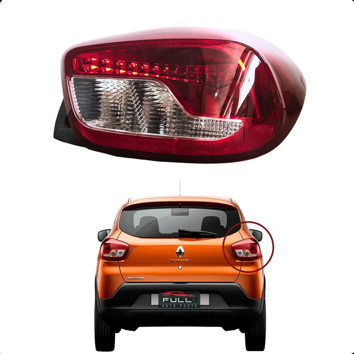 Lanterna Traseira Renault Kwid 2017 2018 a 2023 Bicolor LD