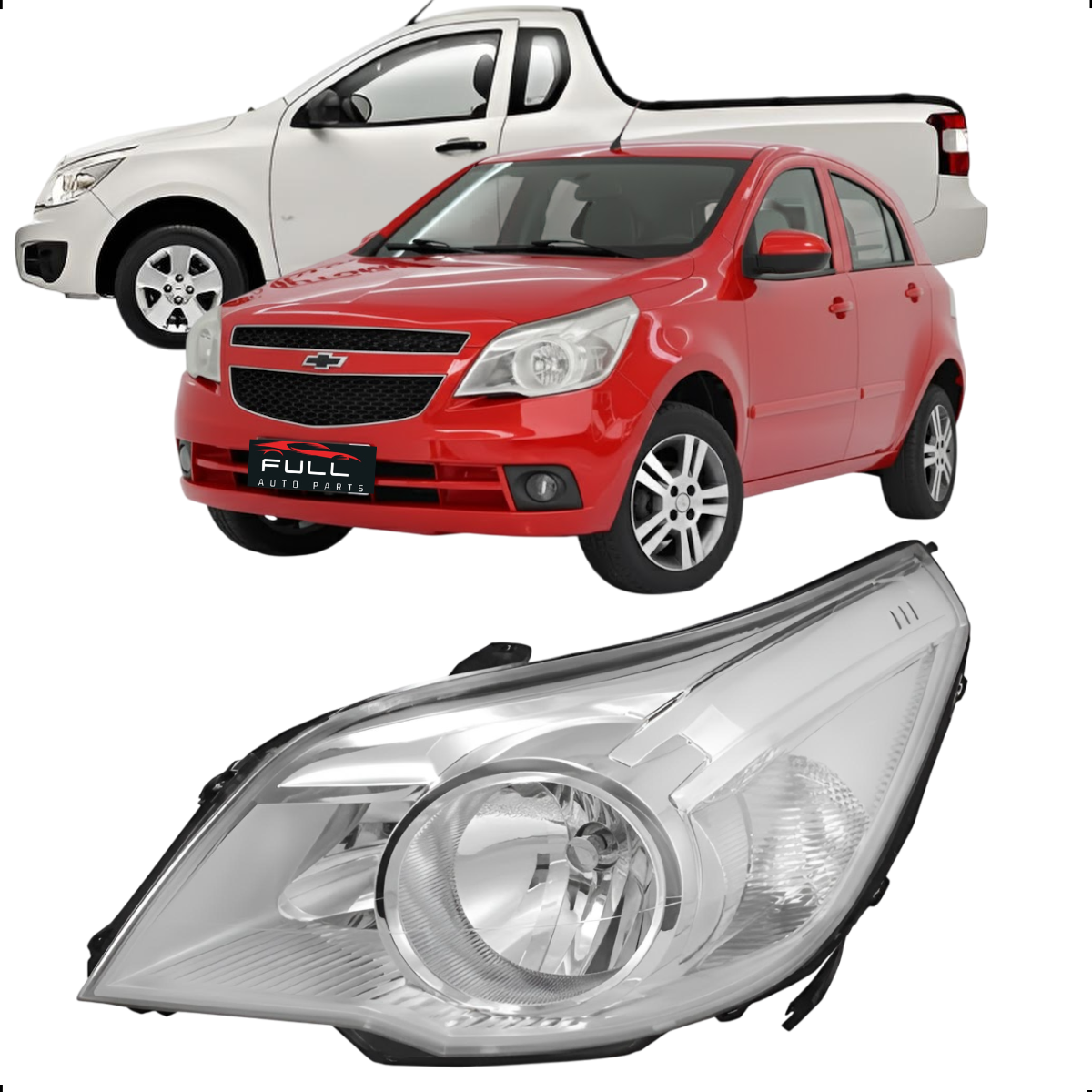 Farol Chevrolet Agile 2009 2010 2011 2012 2013 Montana LE
