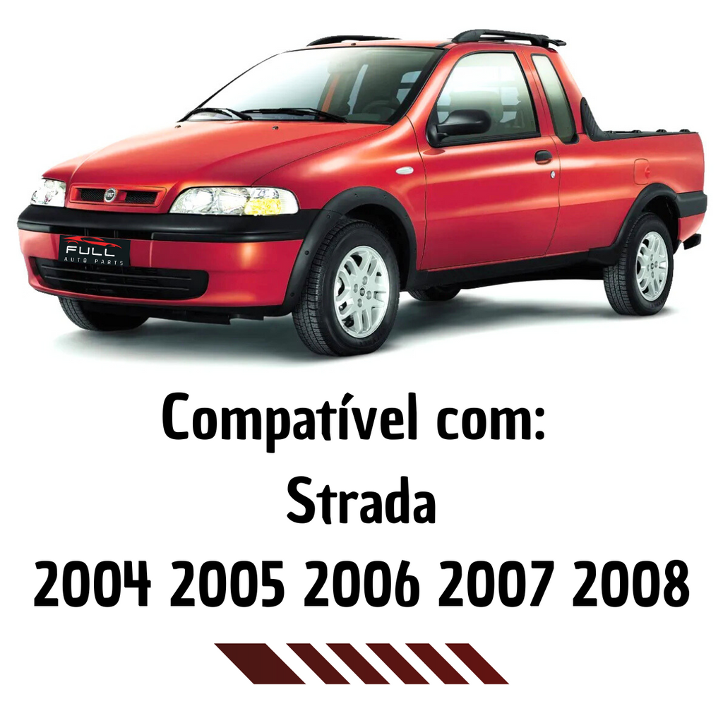 Lanterna traseira Fiat Strada 2004 2005 a 2008 Bicolor LE