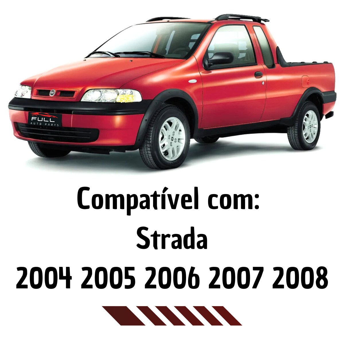Lanterna traseira Fiat Strada 2004 2005 a 2008 Bicolor LE