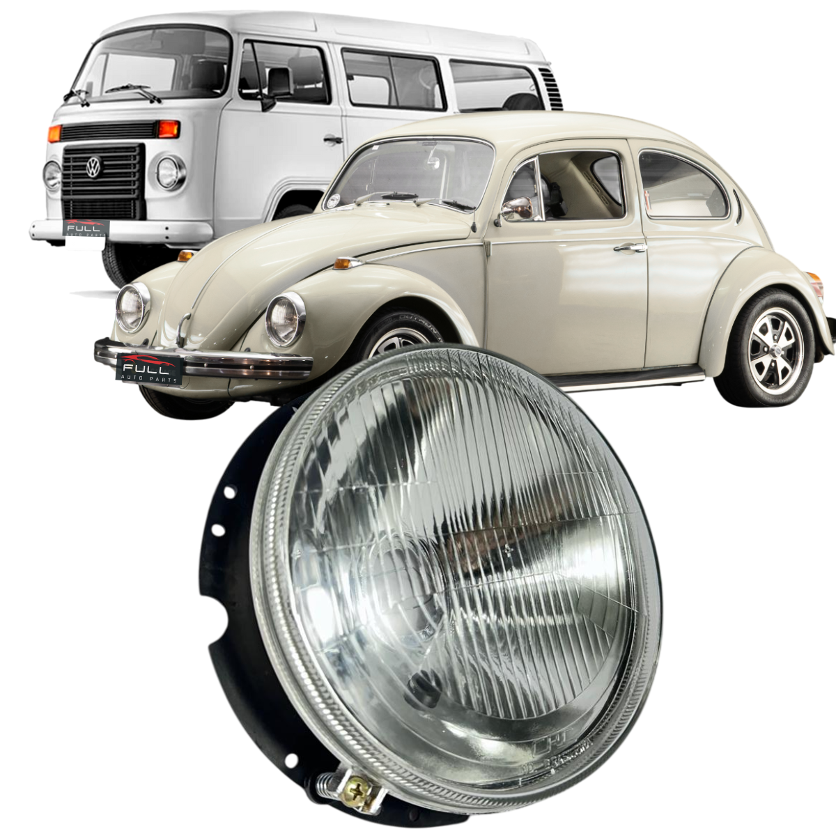 Farol Direito Esquerdo Unitário Fusca Kombi 73 74 75 A 2014