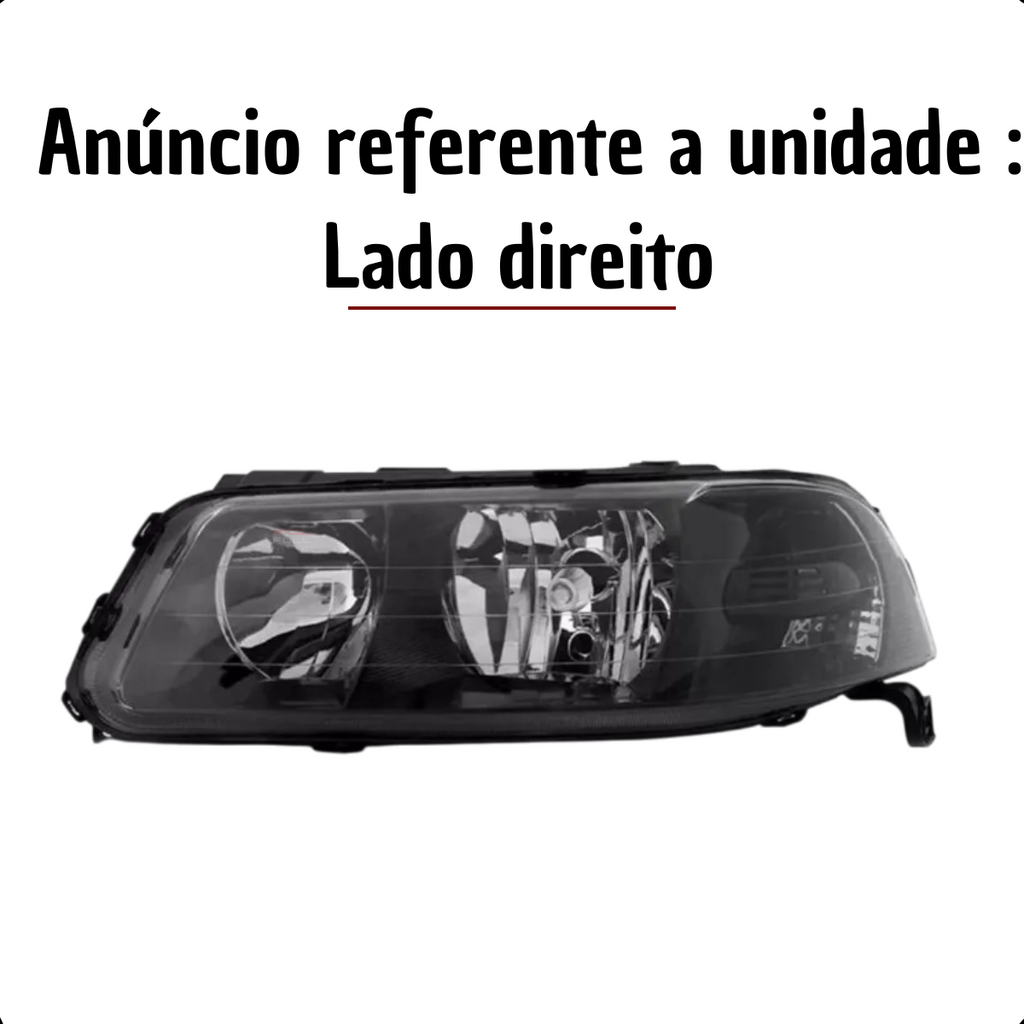 Farol Gol G3 2001 2002 2003 2004 2005 Mascara Negra LE