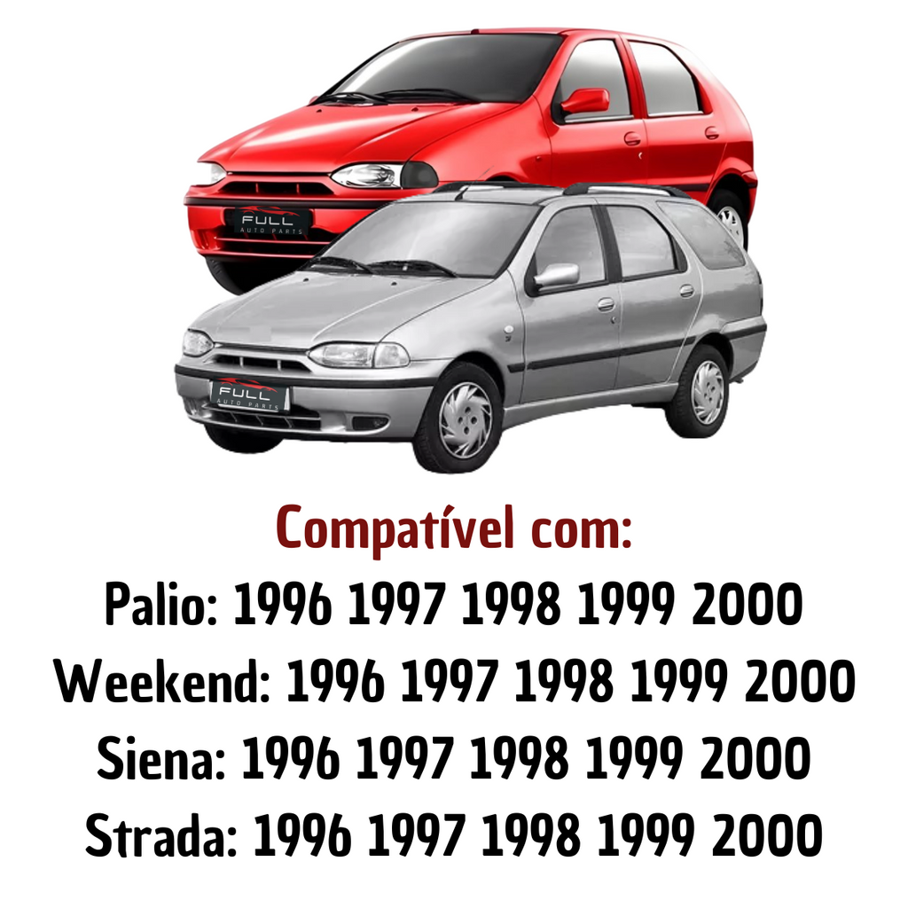 Lente Farol Vidro Palio Strada Ld 1996 1997 1998 1999 2000