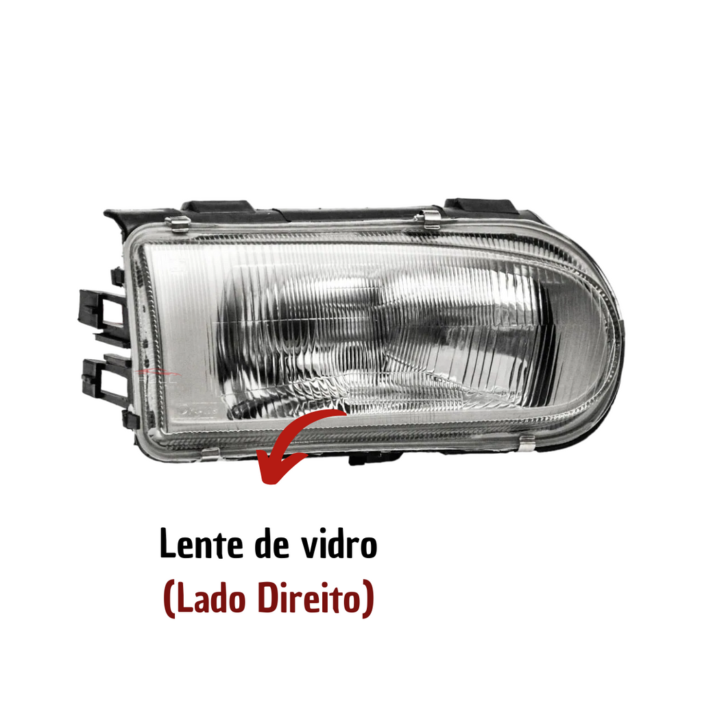 Farol Direito Vidro Gol Saveiro Parati G2 Bola 1995 A 1999