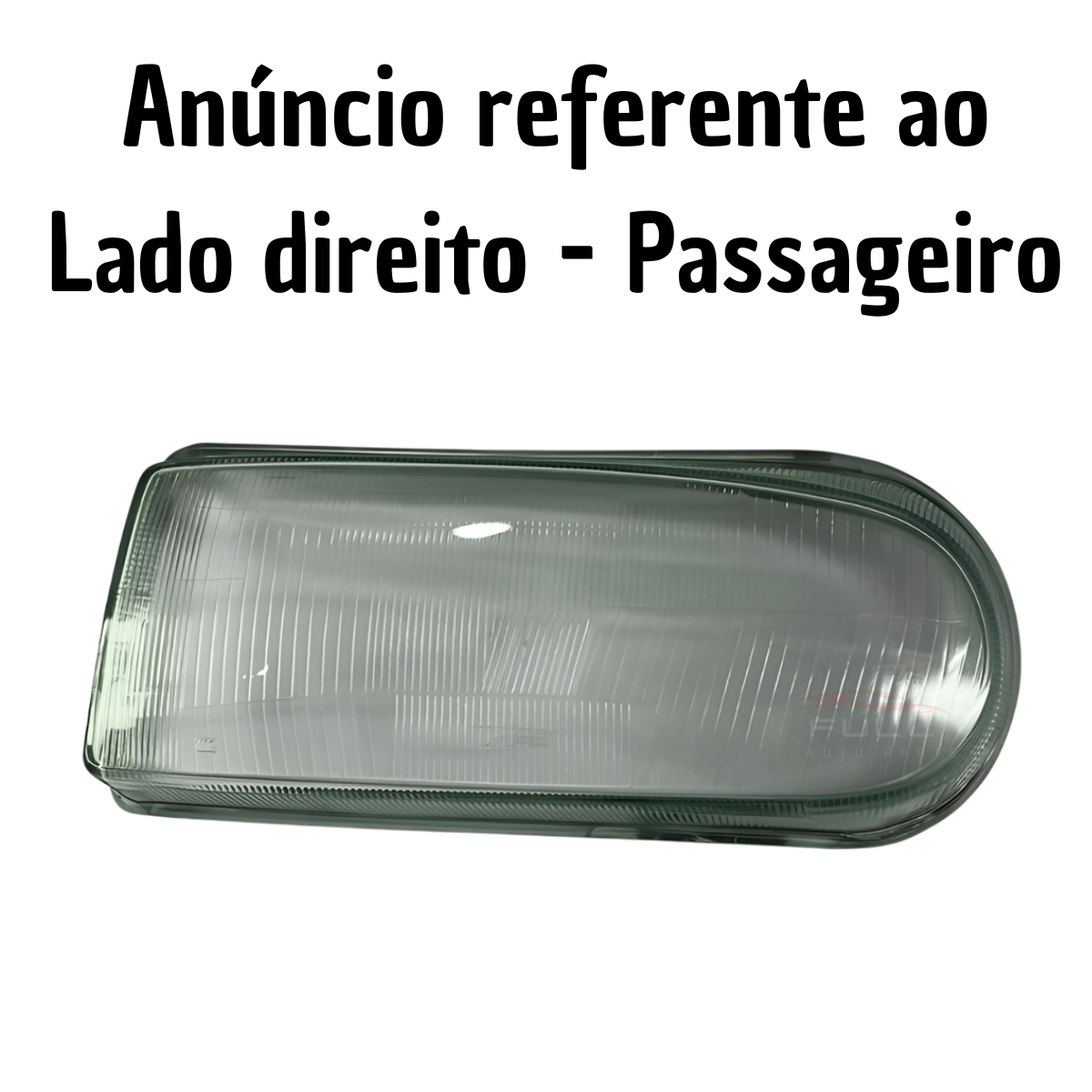 Lente Vidro Farol Gol Saveiro Parati G2 Lado Direito