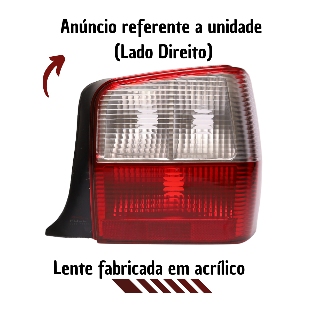 Lanterna Traseira Direita Fiat Uno Mille Fire 2004 A 2013